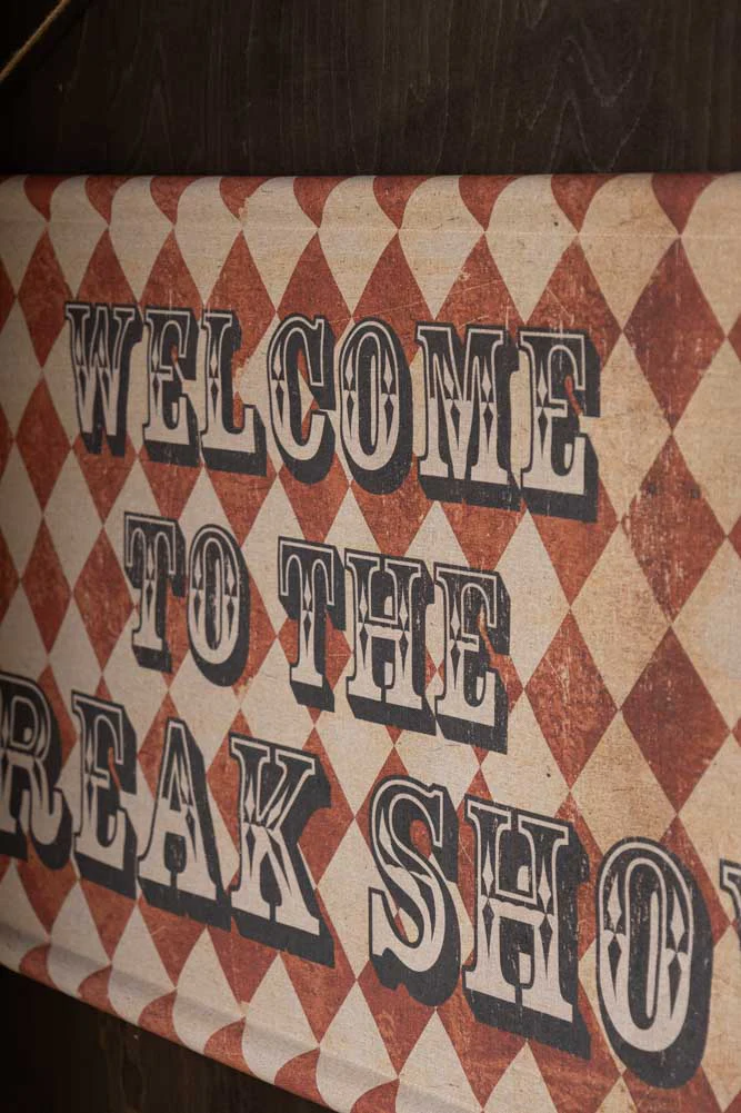 Vintage-Style Freak Show Wall Art - Image 2