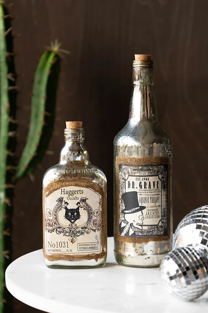Vintage-Style Poison Ornamental Glass Bottle - Image 6