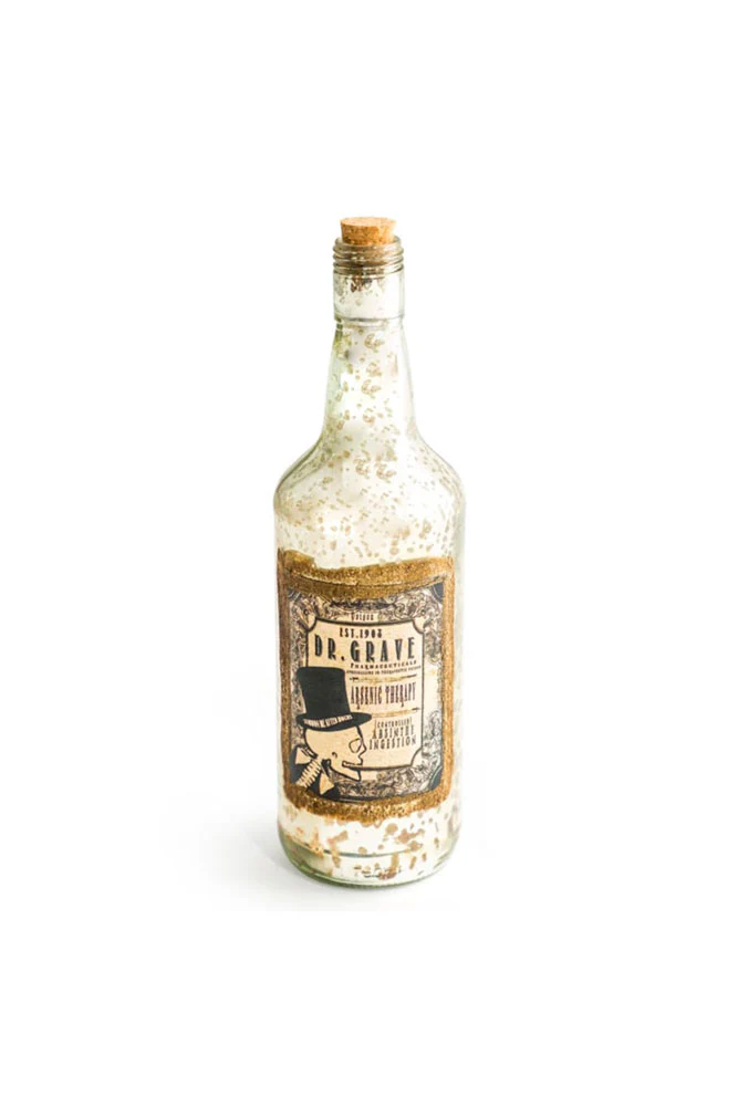 Vintage-Style Poison Ornamental Glass Bottle - Image 7