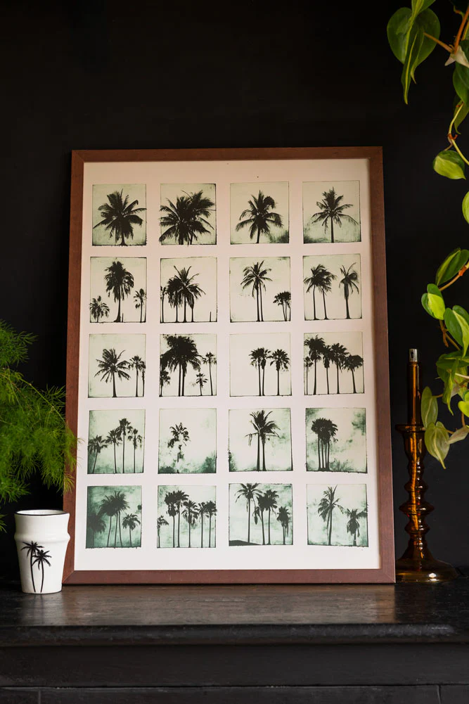 Vintage-Style Polaroid Palms A2 Art Print - Available in 4 Options - Image 3