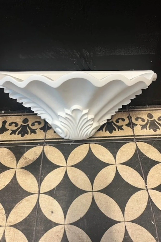 White Scallop Wall Uplighter - SAMPLE - Image 5