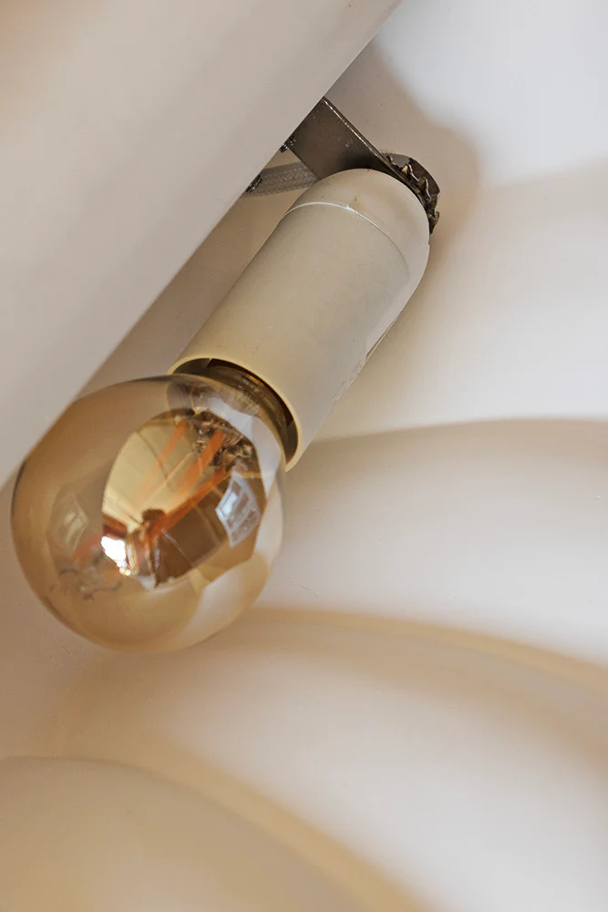 White Scallop Wall Uplighter - SAMPLE - Image 7