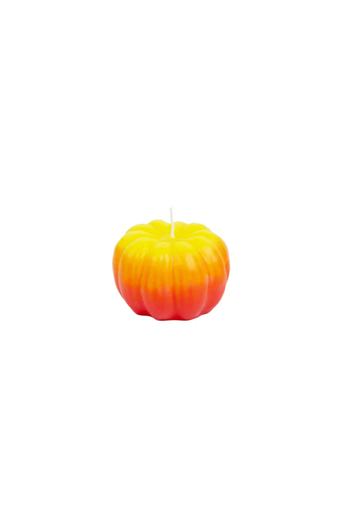 Yellow Ombre Pumpkin Candle - Image 5