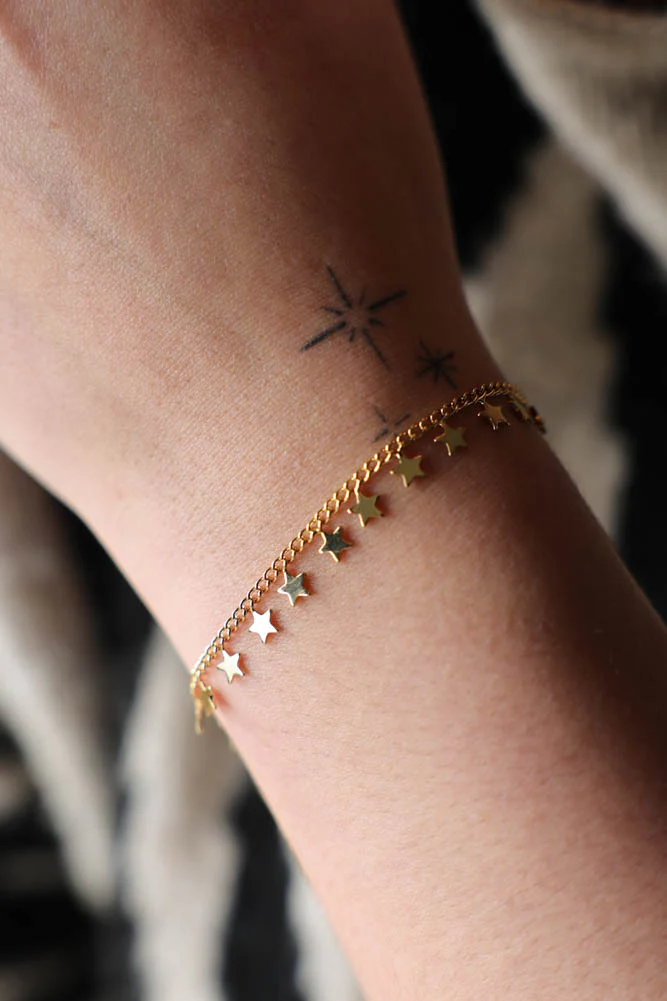 You're A Star Charm Gold Bracelet